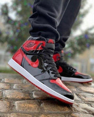 Nike Air Jordan Retro 1 Bred Patent