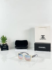 Chanel WMNS 9571 Cream Blue Pink