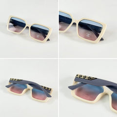 Chanel WMNS 9571 Cream Blue Pink