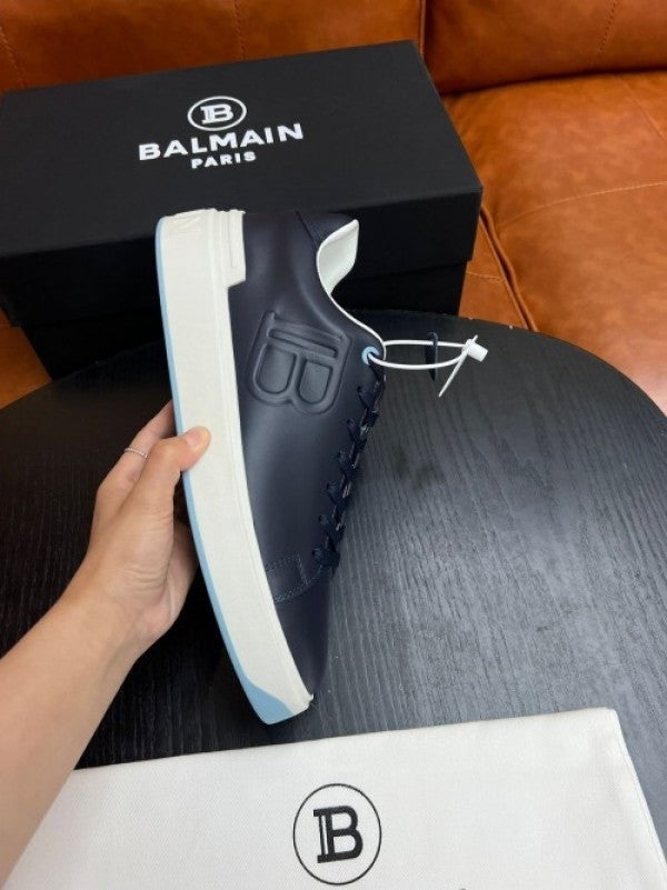 Balmain Logo Print BCourt Premium Sneaker