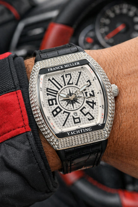 FRANCK MULLER SILVER BLACK