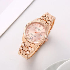 Rolex Oyster Perpetual Date Just Copper Pink