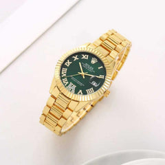 Rolex Oyster Perpetual Date Just Gold-Green