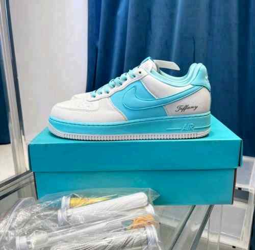 nike airforce 1 x tiffany grey blue for her sale