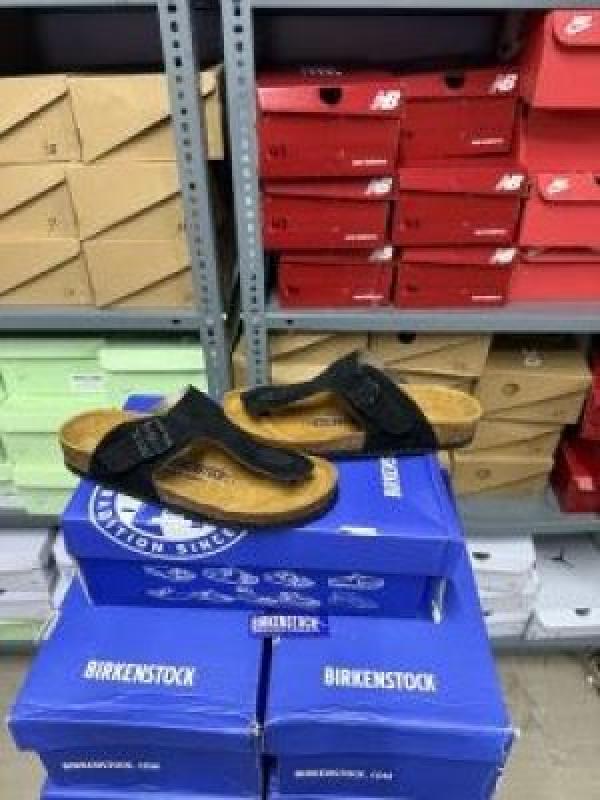 Birkenstock Gizeh Black Suede 1904