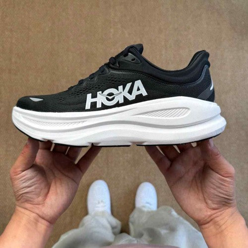 Hoka Bondi 9 Black White