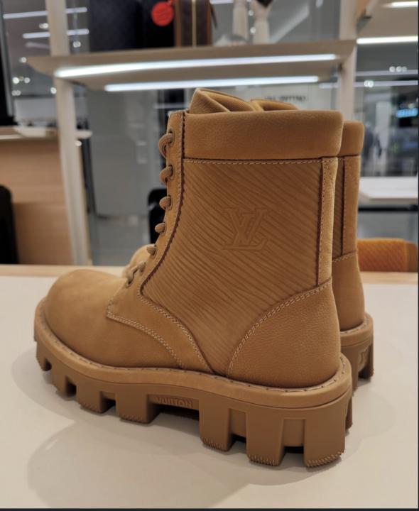 Louis Vuitton LV Checker Ranger Boots Tan