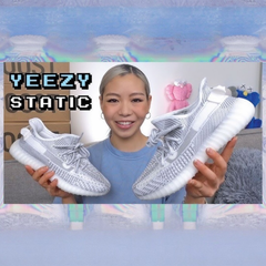 Adidas Yeezy 350 V2 Static Reflective Girls Semi UA 7A Quality Full Kit Accessories (D-2062)