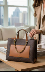 Michael_Kors Marilyn Tote Bag With Box DustBag Sling Belt