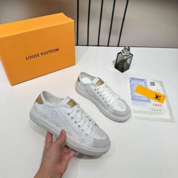 Wmns Lv Louis Vuitton Lagoon Causal Sneaker White