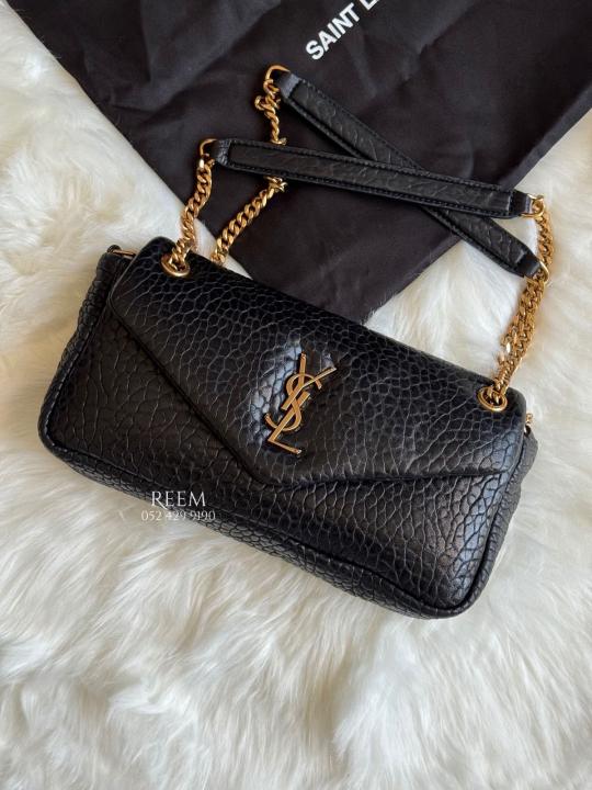 YSL CB Calypso Black Shoulder Bag With Original Box Dust Cover Carry Bag Premium Packaging