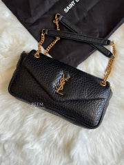 YSL CB Calypso Black Shoulder Bag With Original Box Dust Cover Carry Bag Premium Packaging