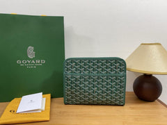 Goyard Jouvence PM Toiletry Bag Green With Dust Cover