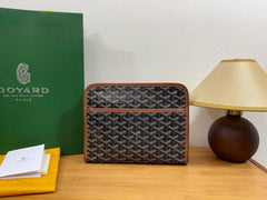 Goyard Jouvence PM Toiletry Bag Brown With Dust Cover