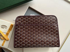 Goyard Jouvence PM Toiletry Bag Bordeaux Red With Dust Cover
