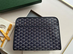 Goyard Jouvence PM Toiletry Bag Dark Blue With Dust Cover