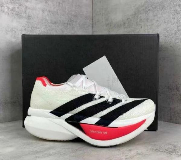 Adidas Adizero Prime X3 Strung running white black and red