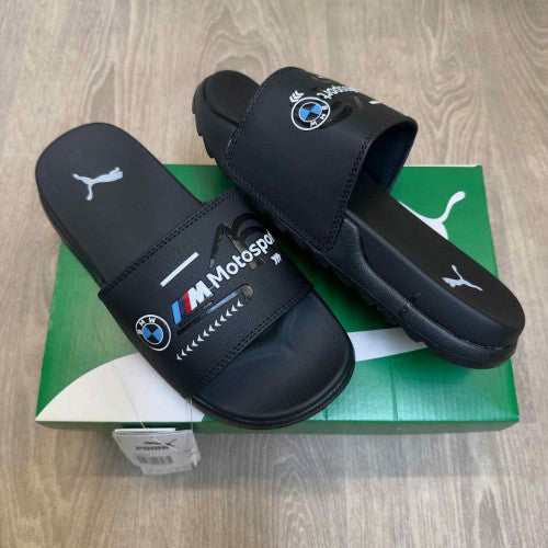 Puma BMW Motorsport Soft Comfort Premium All Black Slides