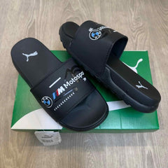 Puma BMW Motorsport Soft Comfort Premium All Black Slides