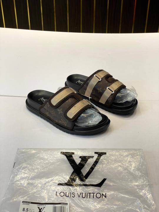 Louis Vuitton Premium Quality Stylish Flip flop Brown