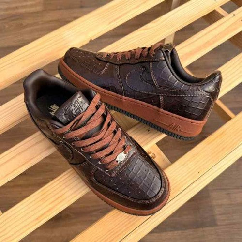 Nike Airforce 1 Low Fauna Brown Croc 1107