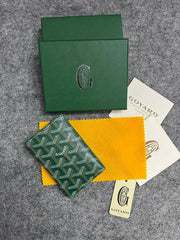 Goyard Saint Pierre Wallet Green With OG Box High Quality 803 Green