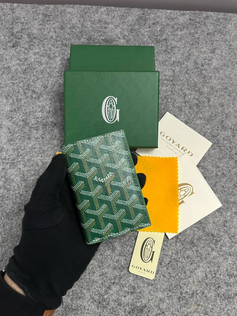 Goyard Saint Pierre Wallet Green With OG Box High Quality 803 Green