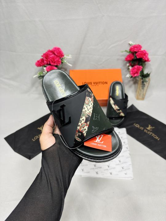 LOUIS VUITTON MIAMI MULE OLIVE WITH BRAND BOX