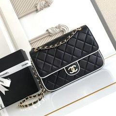 Chanel Classic 25 Bucket Premium Handbag Bag With OG Box & Dust Bag (Denim-1216) (Copy)