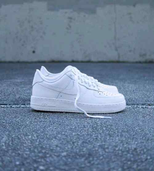 Nike airforce 1 white pure leather heavy quality 164