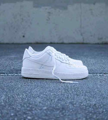 Nike airforce 1 white pure leather heavy quality 164