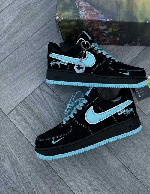 Nike Airforce 1 Low X Stussy X Black Blue