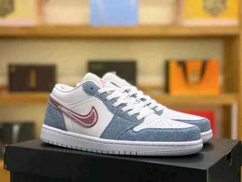 Nike Air Jordan 1 Low GS Denim Sequin