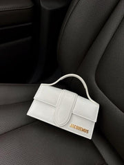 Jacquemus Leather LE Bambino With Sling Strap OG Box & Dust Bag (1120 Beige)