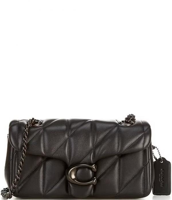 Coach Tabby Quilted Black Shoulder Bag With Box And Dust Bag CP150