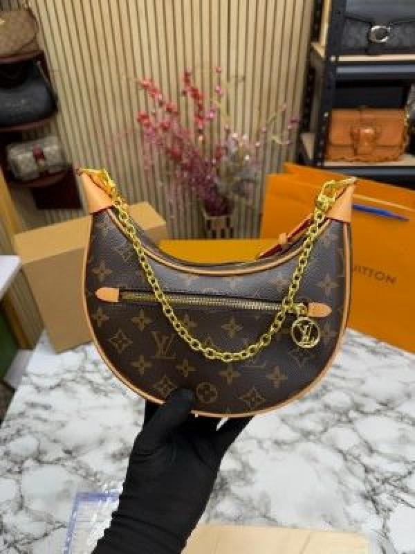 Louis Vuitton Loop Monogram Bag With OG Double Box And Dust Bag Including Carry Bag (M81098)