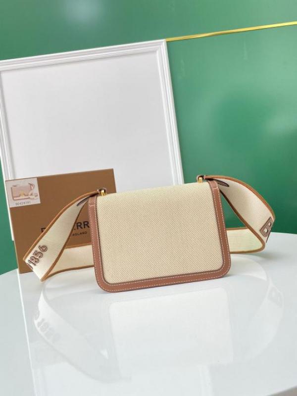 Burberry TB Shoulder Bag With Box Dust Bag Including Carry Bag BR333 Brown