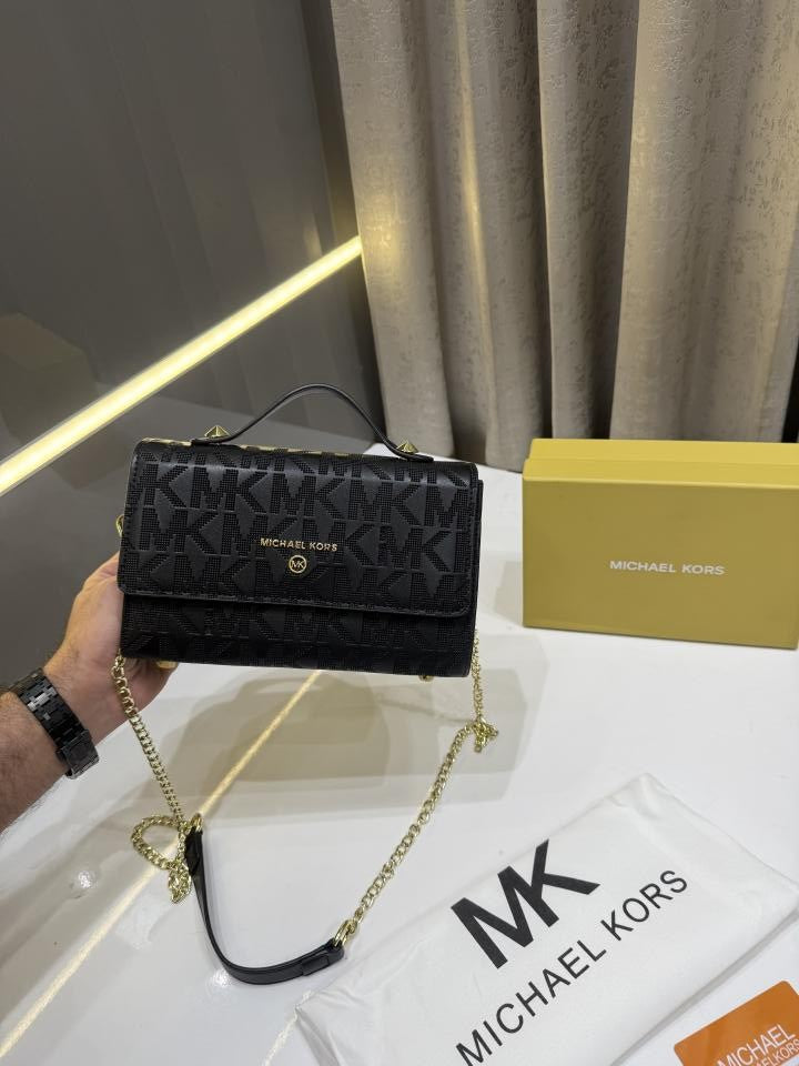 MICHAEL KORS JET SET LOGO CROSSBODY PREMIUM WITH OG BOX