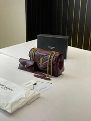 YSL loulou sling with OG box(6146-claret)