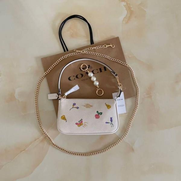 Coach Nolita 19 Fruit Sling Bag With Box Dust Bag Sling Chain