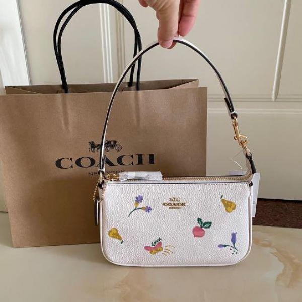 Coach Nolita 19 Fruit Sling Bag With Box Dust Bag Sling Chain