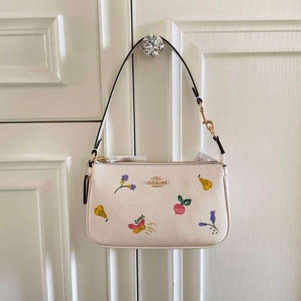 Coach Nolita 19 Fruit Sling Bag With Box Dust Bag Sling Chain