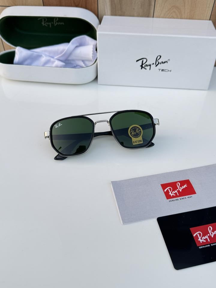 Rayban 30165 silver green