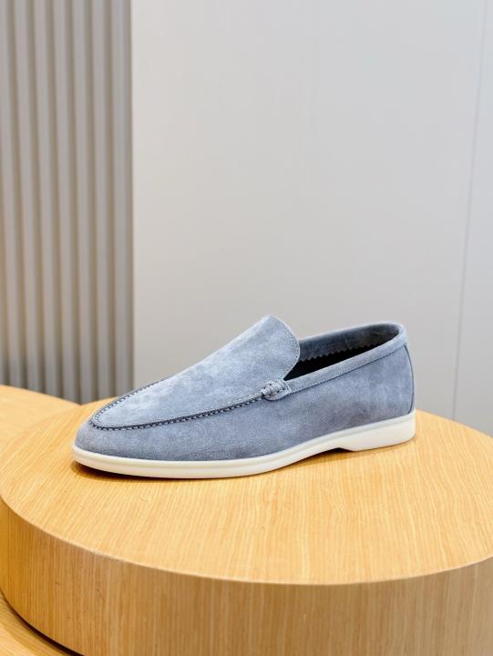 Loro Piano Summer Walk Loafer Pearl Grey