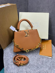 Louis Vuitton Capucines Medium Brown OG Double Box With Dust Bag 98179 9 Brown