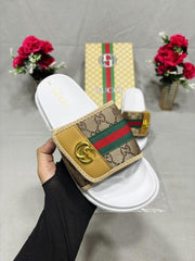 GUCCI PREMIUM WHITE KHAKHI WITH BOX & BUTTER PAPER