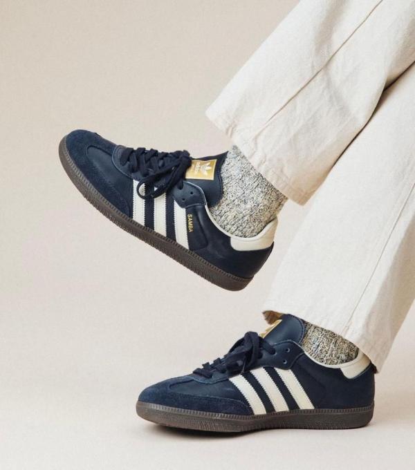 ADIDAS SAMBA NAVY NIGHT GUM WOMENS