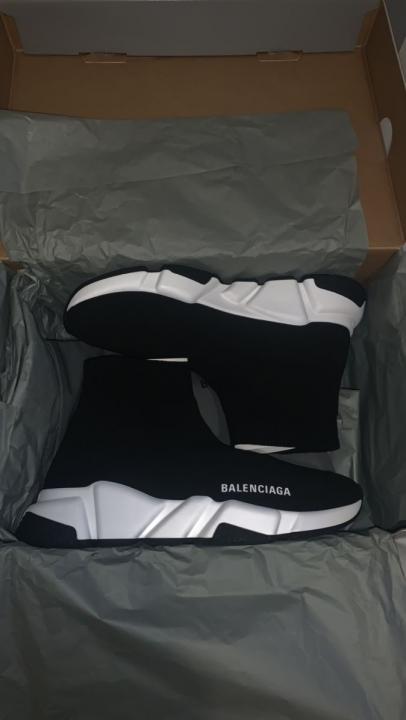 balenciaga speed trainer BLACK WHITE