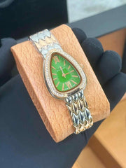 BVLGARI WOMEN S ttt rose green dial F248
