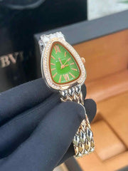 BVLGARI WOMEN S ttt rose green dial F248